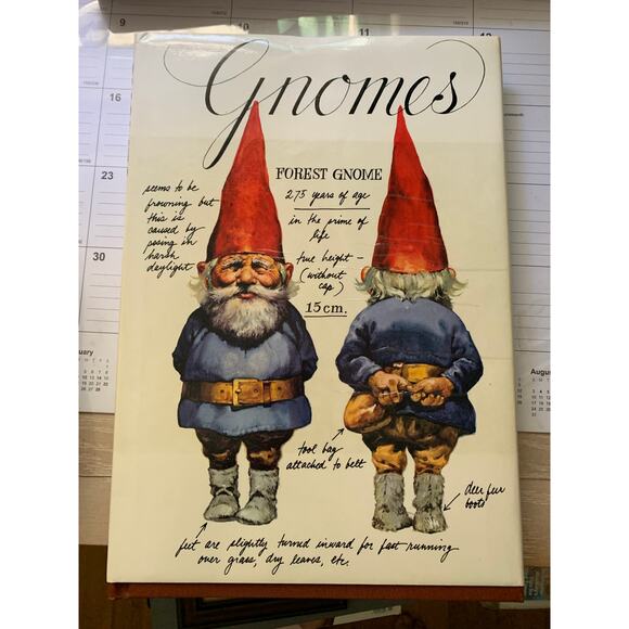 Gnomes First American Edition Hardcover with Dust Jacket 1977 - Picture 3 of 10
